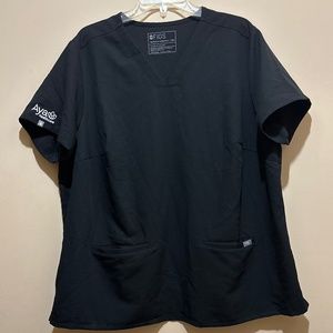 Figs Medical scrubs women blouse top short sleeve